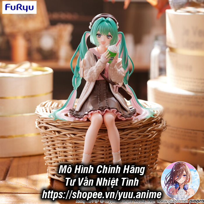 Mô Hình Chính Hãng Piapro Characters - Hatsune Miku - Noodle Stopper Figure - Autumn Date (FuRyu)