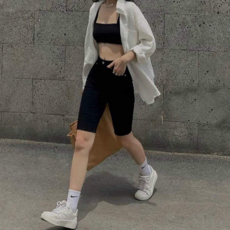 Quần Short Biker Nữ siêu hot chất mềm co giãn