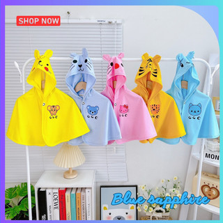 Áo choàng chống nắng cho bé HÌNH THÚ, chất liệu cotton
