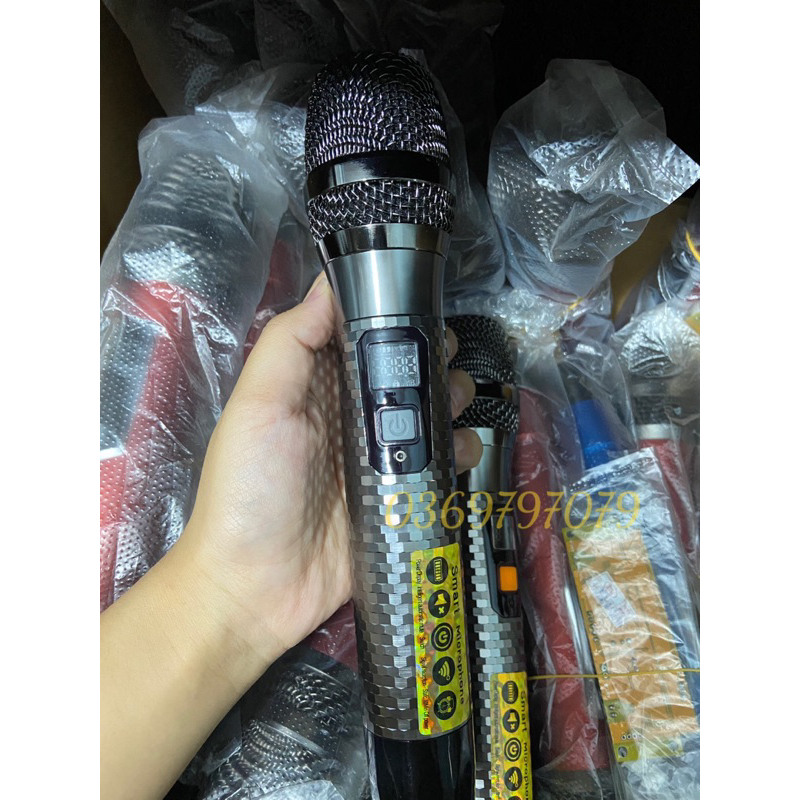 TAY MICRO MIC LOA KÉO KIM CƯƠNG KHÔNG DÂY KÈM BO MẠCH MIC