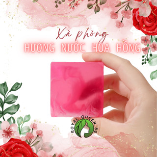 Xà phòng nước hoa hồng, cục xà bông nước hoa pháp giữ mùi cơ thể thơm lâu 8h rose essential 80g