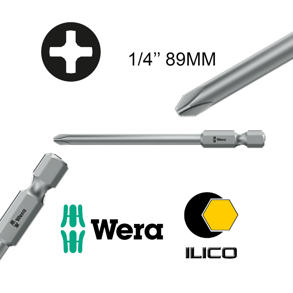Đầu Vit Wera PH1 x 89 mm 05059760001 - ILICO