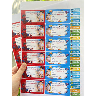 Combo 81 nhãn vở + 150 sticker
