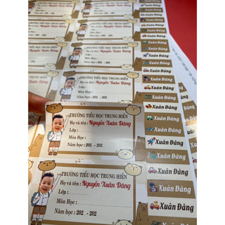 Combo 81 nhãn vở + 150 sticker