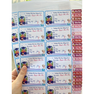 Combo 81 nhãn vở + 150 sticker