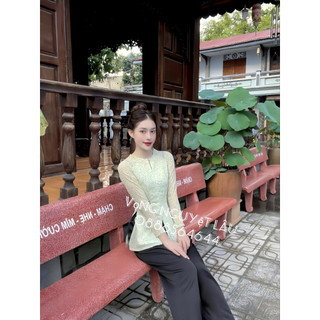 Bộ bà ba voan chung màu