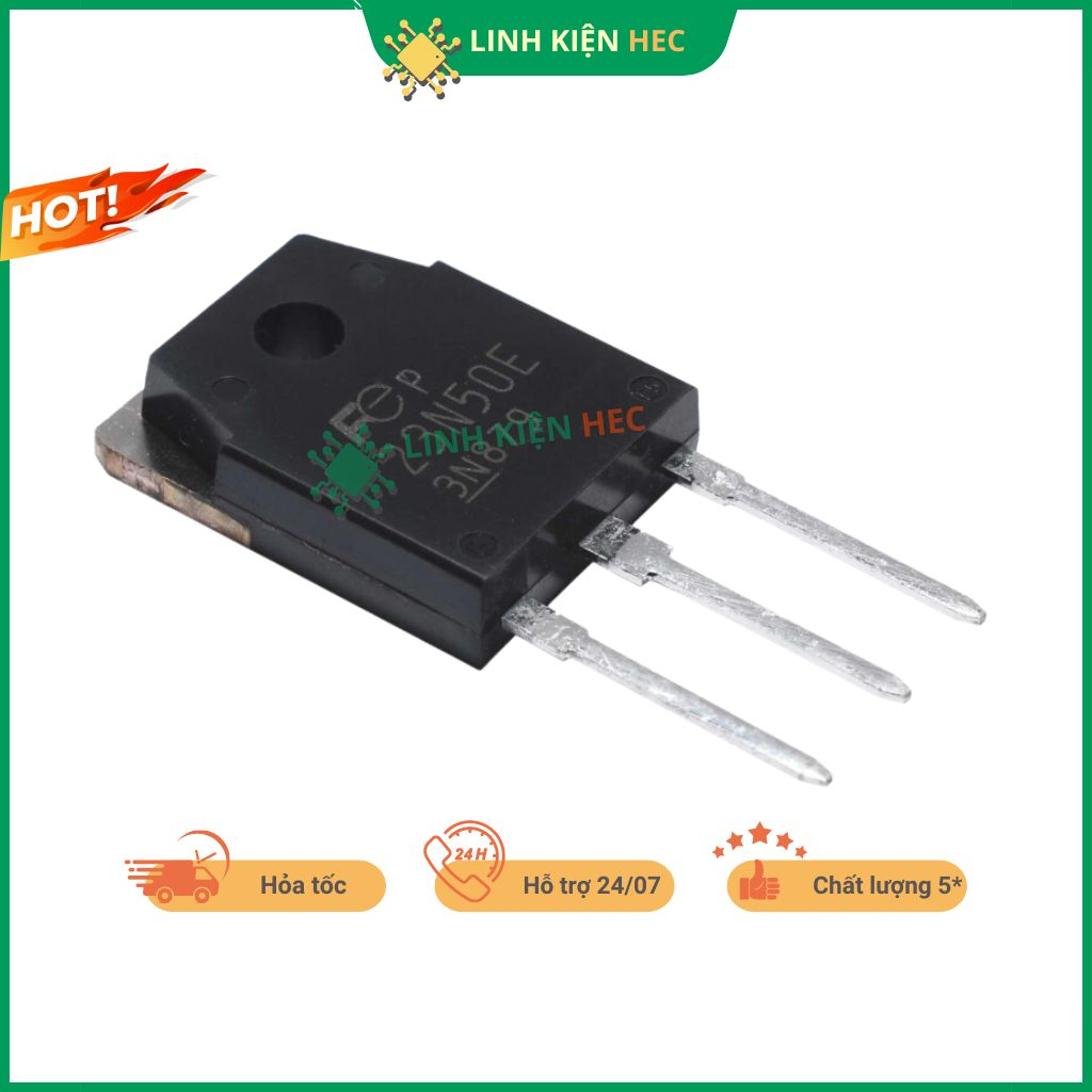 MOSFET 23N50 23N50E 23A 500V tháo máy linh kiện hec