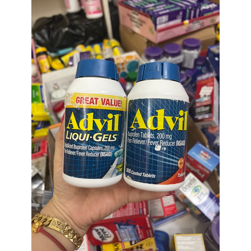 Thanh lý ádvil 300 viên ádvil 200 viên vỏ xấu trầy date xa
