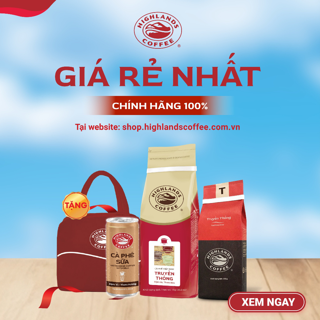 Combo 3 Lốc Highlands Coffee Cà phê Sữa (4 hộp/lốc x 180ml/hộp)