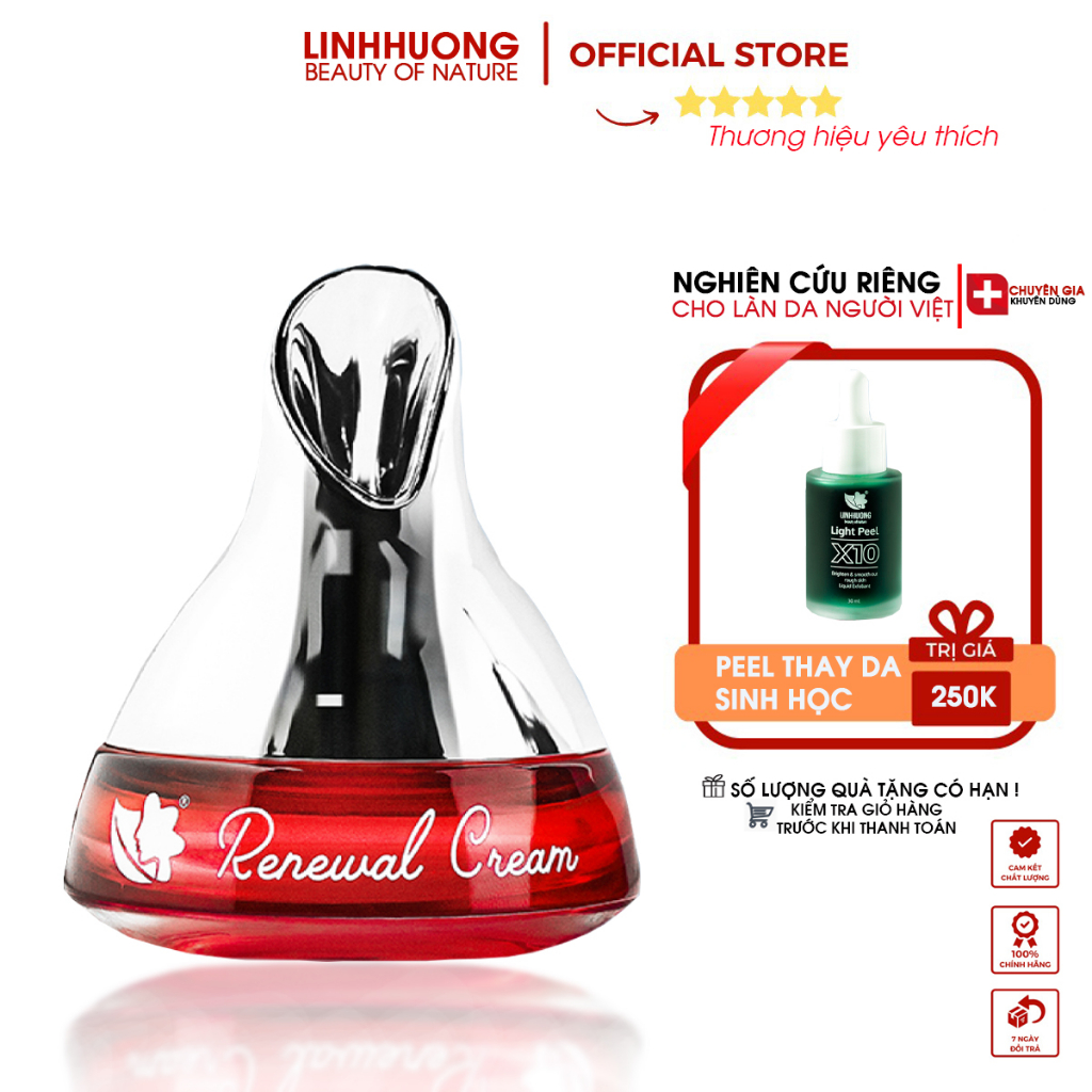 Kem dưỡng da ban đêm Linh Hương Beauty Of Nature cấp ẩm tái tạo và phục hồi da nám 30g