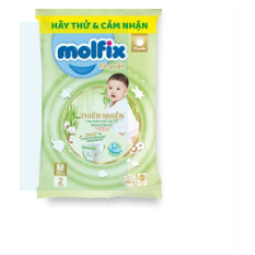 Mẫu thử Tã bỉm quần Molfix Thiên nhiên com bo 3 gói