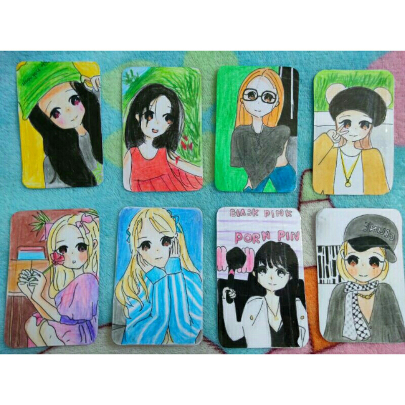 card BLACKPINK 💗( tự vẽ )💗