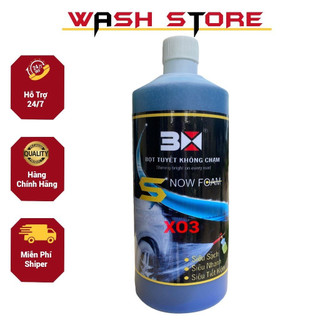 Bọt tuyết rửa xe không chạm chuyên dụng x03 chai 1000ml