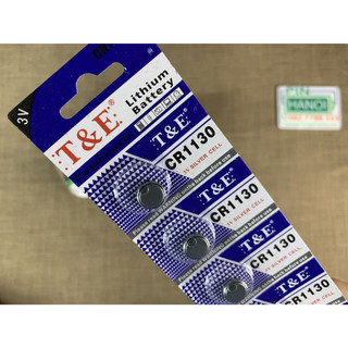 Vỉ 5 pin cúc áo TE Davinci Lithium CR1130 3V