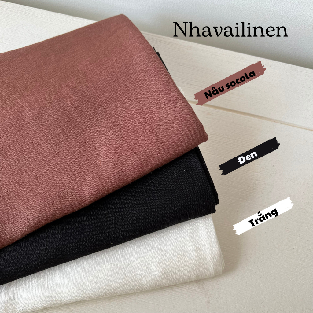 Vải Linen Tưng Premium CAO CẤP Mịn, Mướt, Sang Trọng Phù Hợp May Quần, Váy, Đầm, Sơ Mi, Vest - Nhà Vải Linen