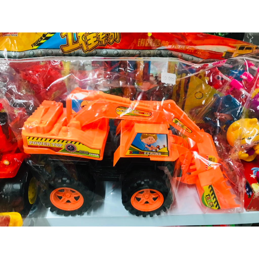 ĐỒ CHƠI 39k - Bộ đồ chơi xe ô tô công trình các loại cỡ lớn cho bé, máy xúc