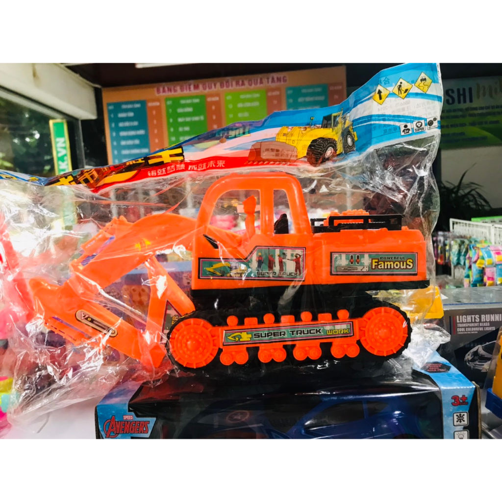 ĐỒ CHƠI 39k - Bộ đồ chơi xe ô tô công trình các loại cỡ lớn cho bé, máy xúc