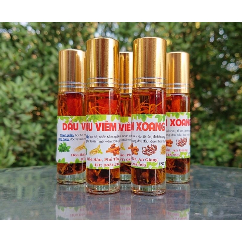 Dầu Viêm Xoang ,Viêm Mũi 10 vị Thảo Dược Gia Truyền (1chai 10ml)