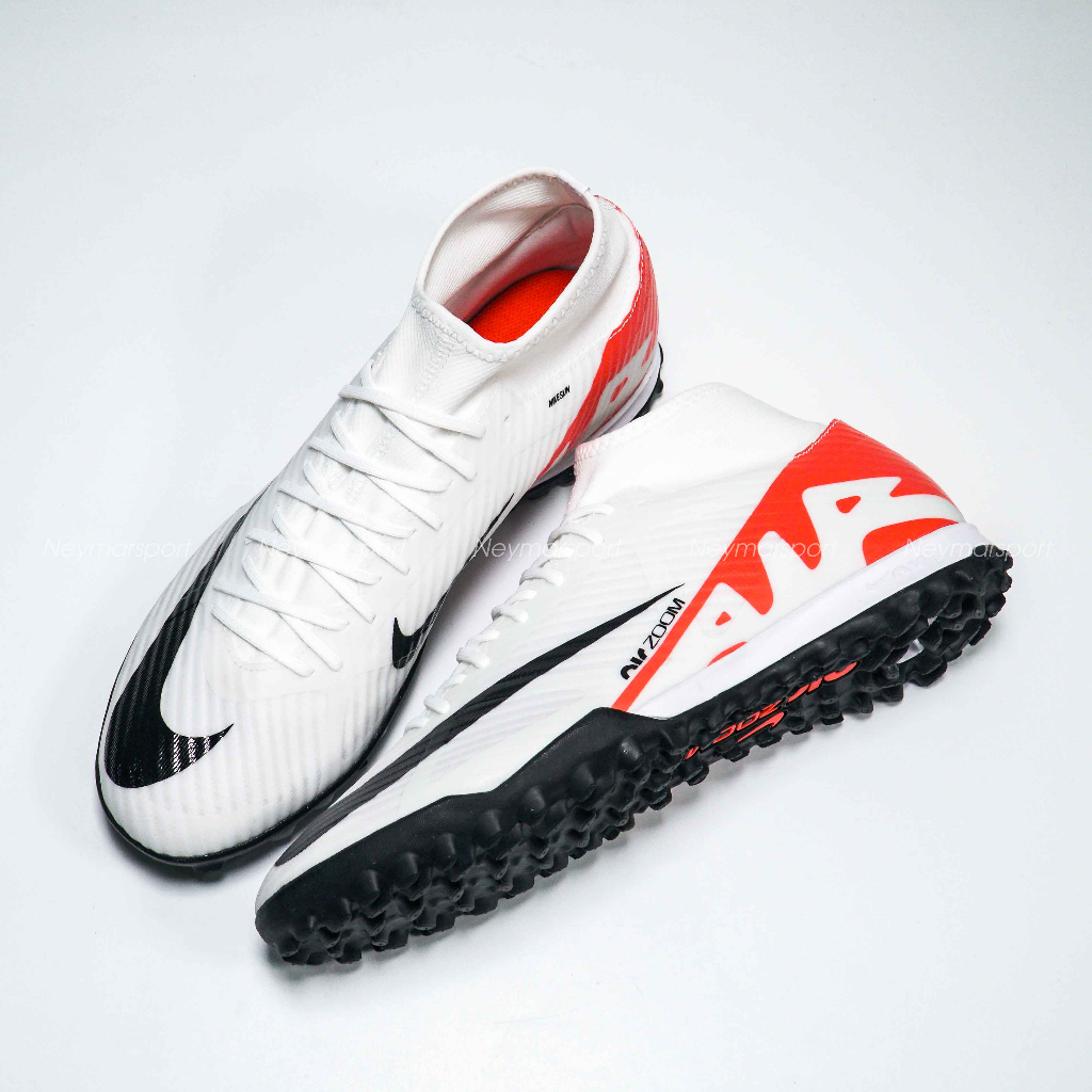 Giày đá banh cỏ nhân tạo Nike Air Zoom Mercurial Superfly 9 Academy TF Ready - Bright Crimson/White/Black