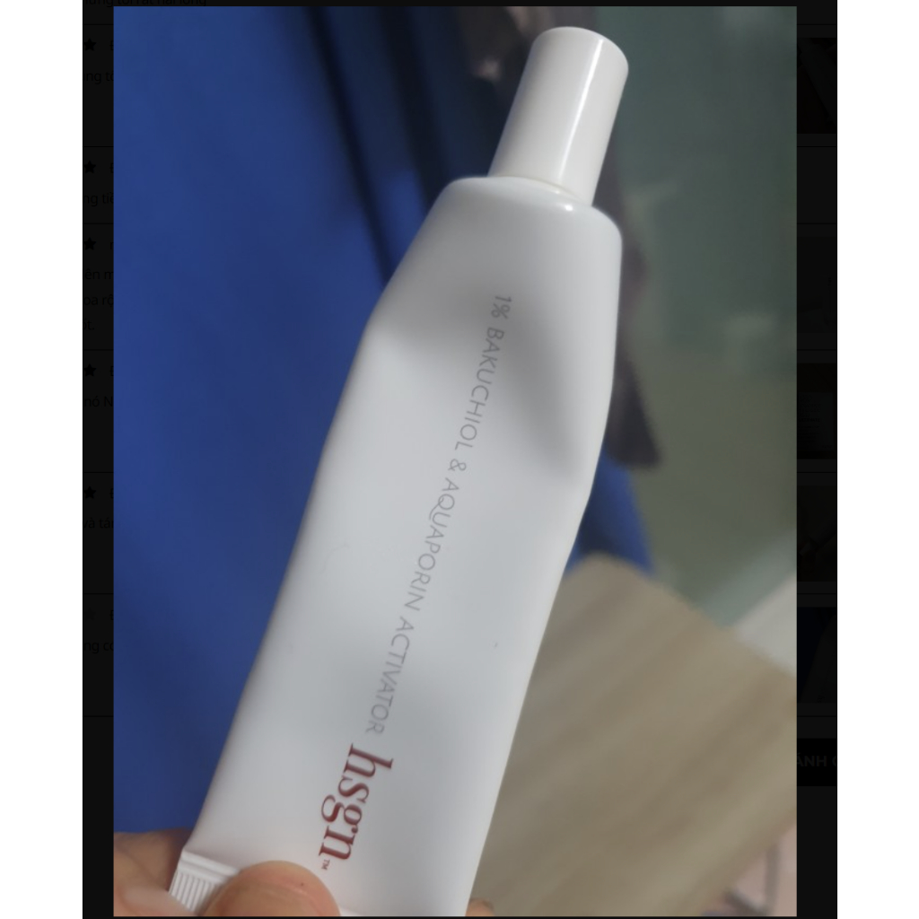 Kem Mắt Giảm Nhăn HSGN 1% BAKUCHIOL & Aquaporin Activator Eye Cream 30ml
