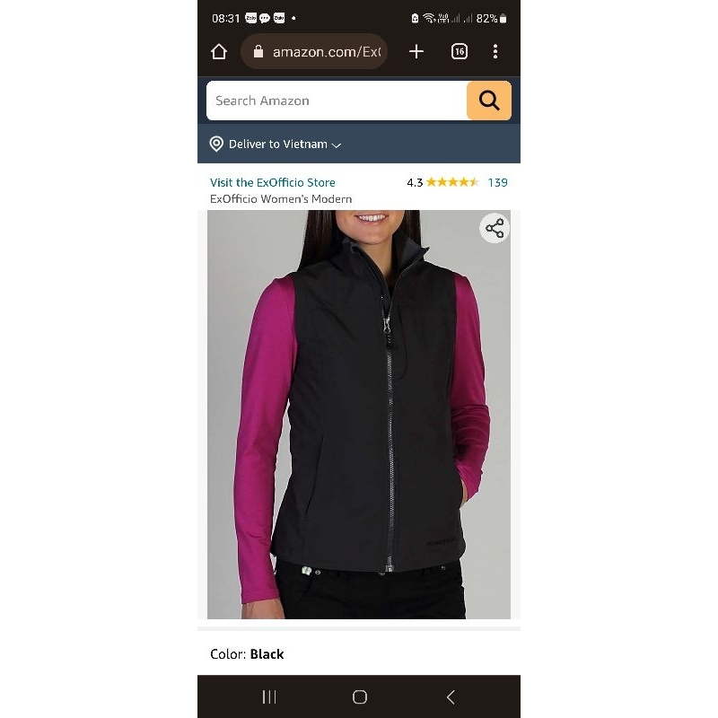 Áo gile nữ hàng vnxk