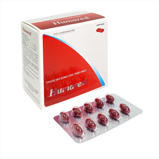 Viên uống bổ máu Humared bổ sung sắt, acid folic cho người thiếu máu