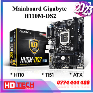 Mainboard h110 gigabite hàng đẹp full fe socket 1151 bảo hành 3 tháng