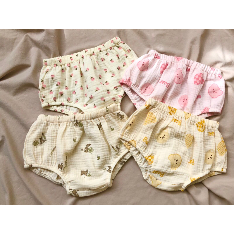 Quần bí vải Xô muslin cho bé