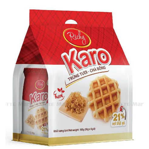 Bánh Karo Trứng Chà Bông 156G