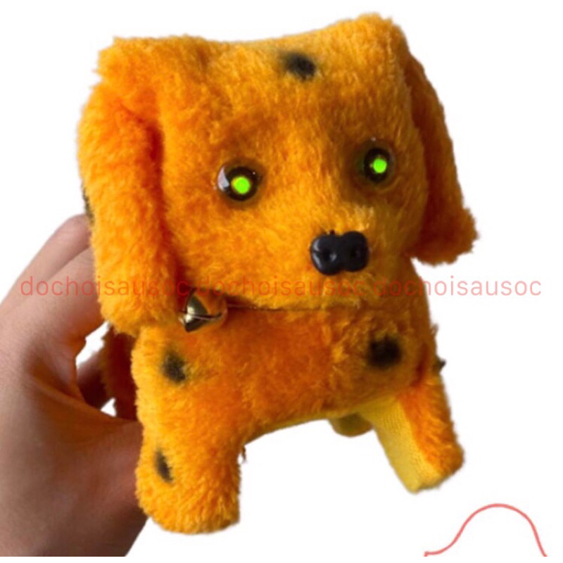 Con thú bông chó đốm, thỏ chạy pin biết đi, vẫy đuôi, biết kêu bibi cực Cute