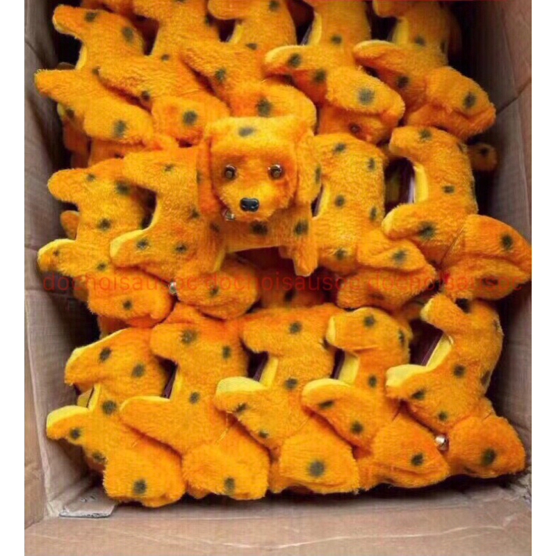 Con thú bông chó đốm, thỏ chạy pin biết đi, vẫy đuôi, biết kêu bibi cực Cute