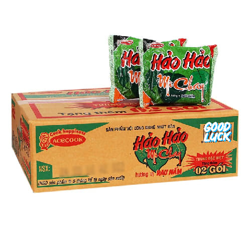 Mỉ Hảo Hảo chay rau nấm 74g thung 30 goi