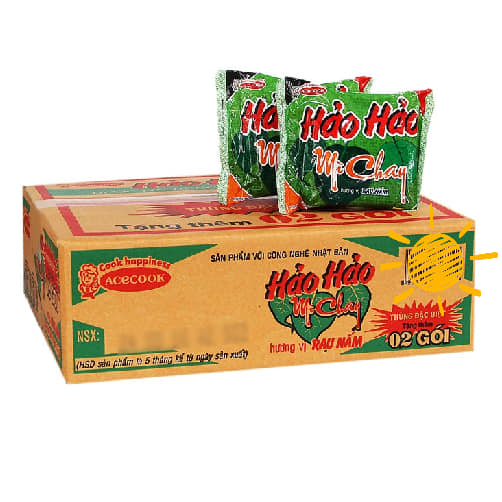 Mỉ Hảo Hảo chay rau nấm 74g thung 30 goi