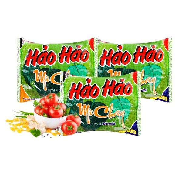 Mỉ Hảo Hảo chay rau nấm 74g thung 30 goi