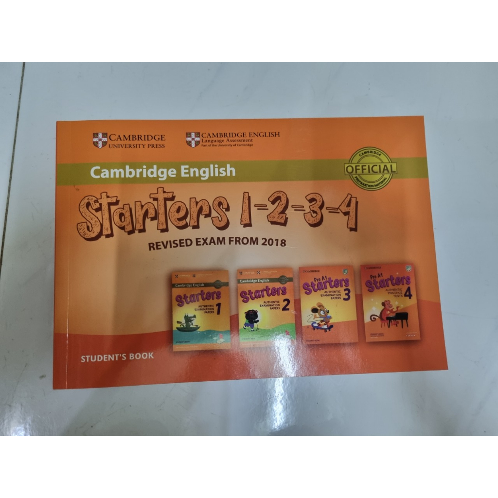 Bộ test gộp starters movers flyers 1 đến 4 siêu tiết kiệm