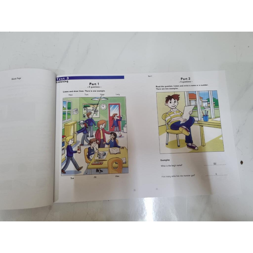 Bộ test gộp starters movers flyers 1 đến 4 siêu tiết kiệm