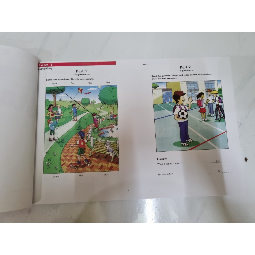 Bộ test gộp starters movers flyers 1 đến 4 siêu tiết kiệm