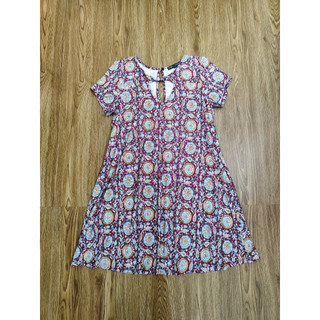 Đầm suông xuất dư xịn thun cotton mềm mịn Three Pink Hearts ( size M )