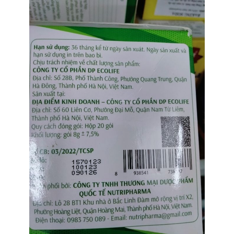 Bù nước điện giải ORESOL vị chanh hộp 20 gói