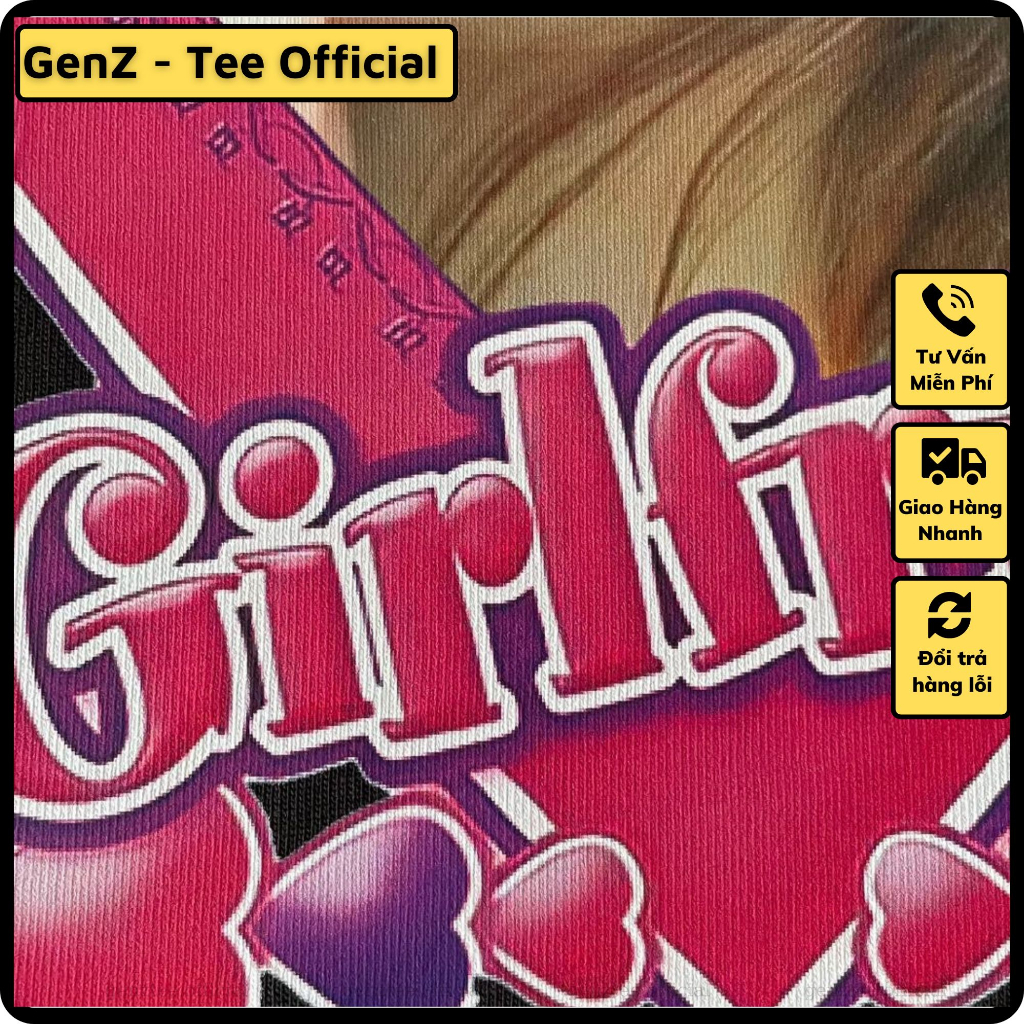 Nhận in theo yêu cầu] Áo thun I LOVE MY BOYFRIEND / I LOVE MY GIRLFRIEND in theo yêu cầu cho cặp đôi