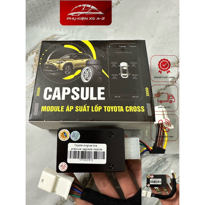 Giải Mã Áp Suất Lốp TOYOTA CROSS Chính Hãng Cắm Zắc Zin_Phụ Kiện Xe A_Z