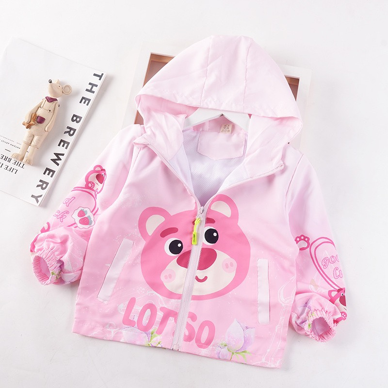 Áo Khoác Gió Nhiều Mẫu Hoạ Tiết Đáng Yêu MD1872/MD1875/MD1877 Cho Bé Gái P2 - Jumping Beans Official Store