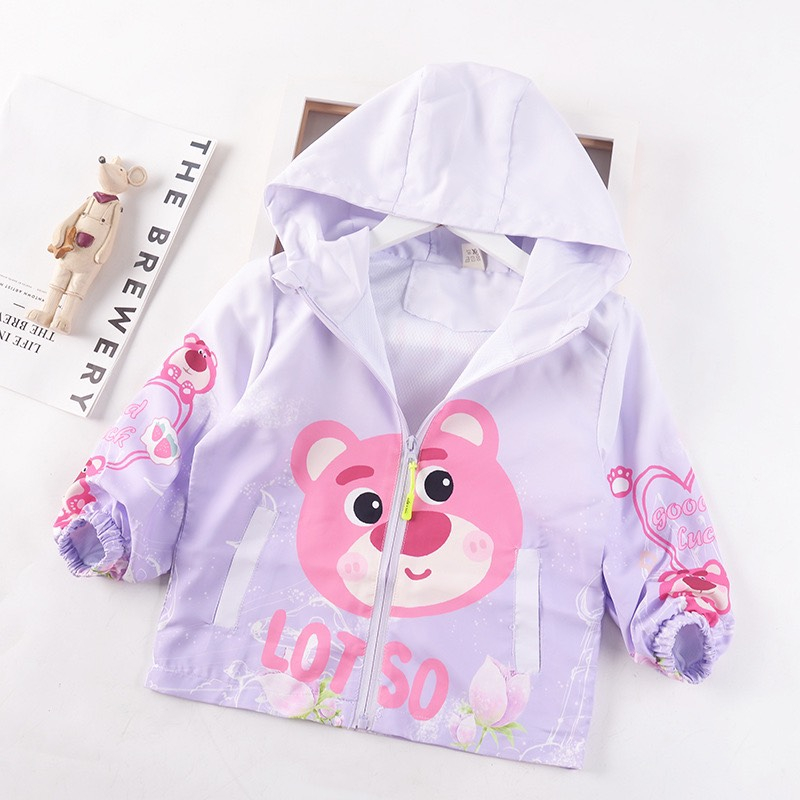 Áo Khoác Gió Nhiều Mẫu Hoạ Tiết Đáng Yêu MD1872/MD1875/MD1877 Cho Bé Gái P2 - Jumping Beans Official Store