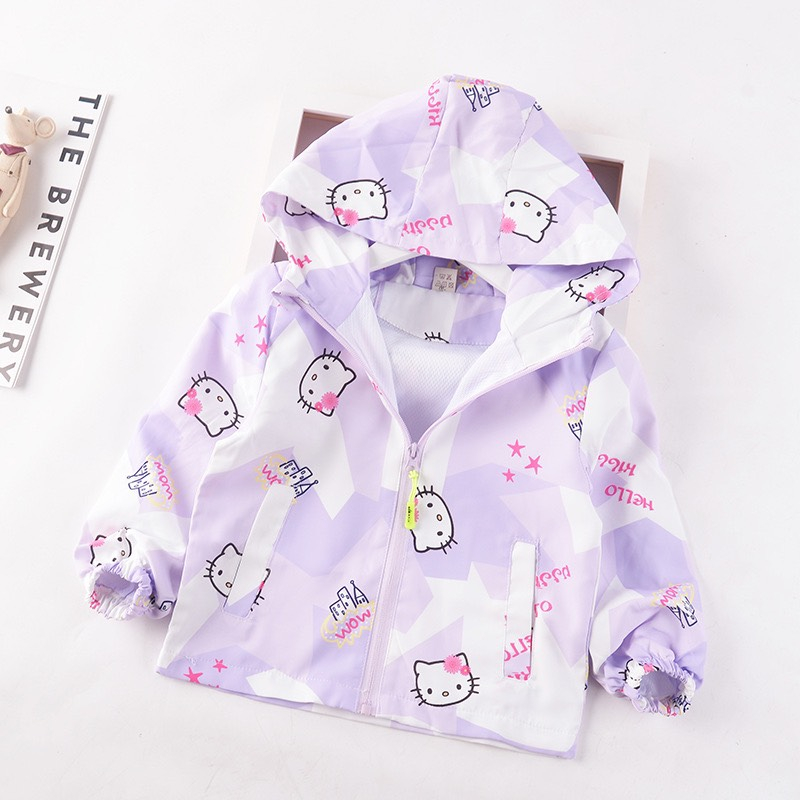 Áo Khoác Gió Nhiều Mẫu Hoạ Tiết Đáng Yêu MD1872/MD1875/MD1877 Cho Bé Gái P2 - Jumping Beans Official Store