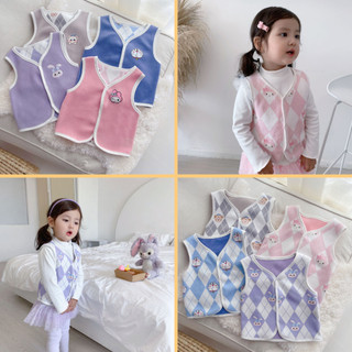 Áo Gile 2 Mặt Thỏ Gấu MD1939 Cho Bé Trai, Bé Gái - Jumping Beans Official Store