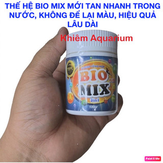 Vi sinh bio mix - vi sinh biomix bột xử lý nước khử mùi tanh cho bể cá - bể thuỷ sinh vi sinh