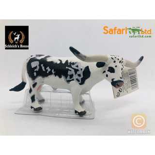 Mô hình động vật Safari Ltd chính hãng Bò Longhorn Texas 100261 - Schleich House