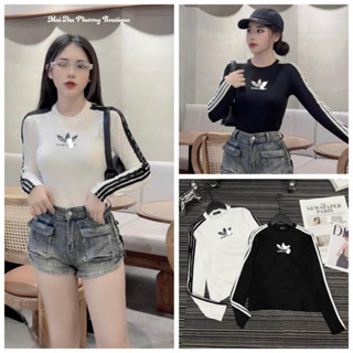  Áo Phông Áo Thun Nữ Dài Tay Dáng Thụng Cotton 40-70KG Bầu Bì 70kg Bon Chen Được mẫu AOPHONGBALENDAITAY. TP209 