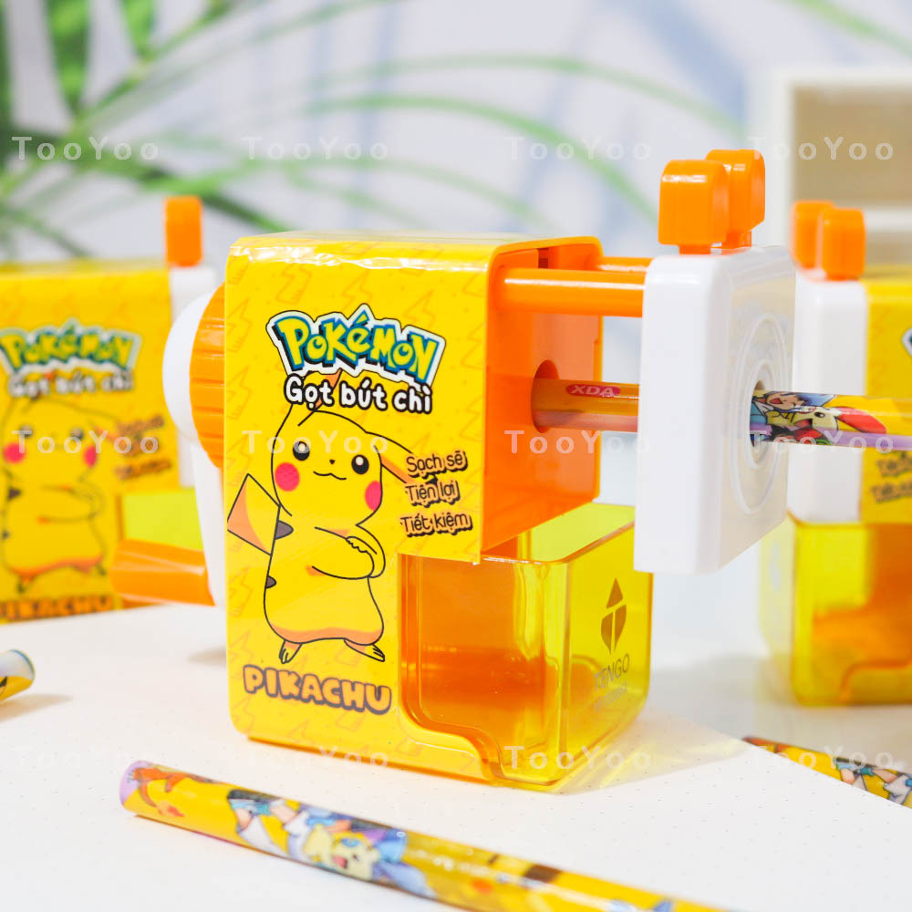 Dụng cụ gọt bút chì Pikachu tay quay dễ thương cute TooYoo BK00035