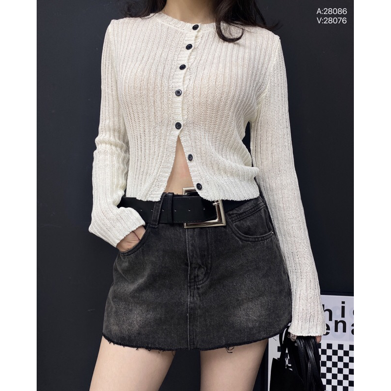 A28086-C mtg đũa c.tròn d.tay cúc dọc